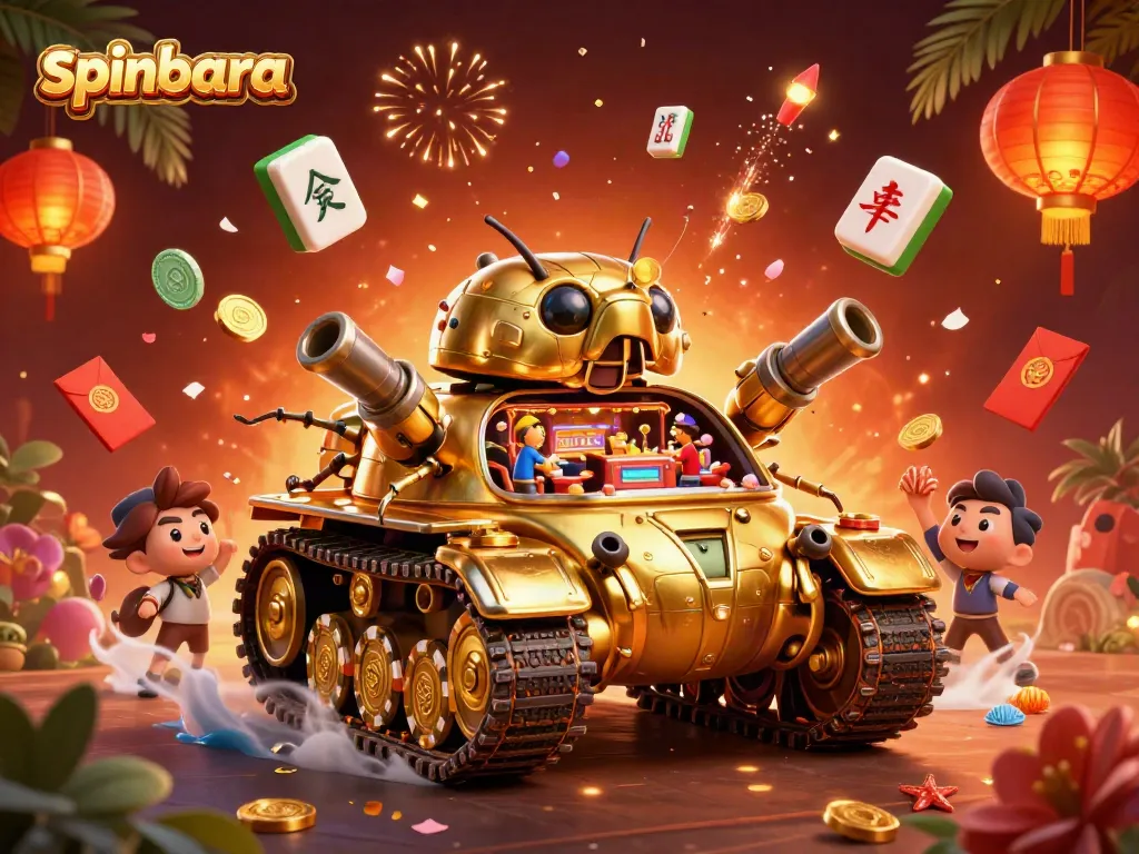 Engage in thrilling play at Spinbara with vibrant gaming elements and dynamic casino visuals.